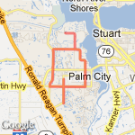 palm city 10 miler route map