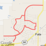 WoodCreek  route map