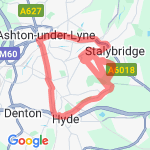 9 Miles around staly and duke route map