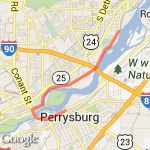 downtown to brookeford route map