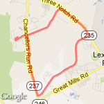 7 Mile Loop route map