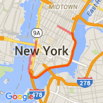 Loop and thru battery park route map