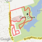 core creek 5mi route map