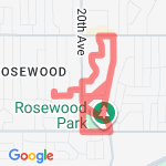 3 mile loop from parents house route map