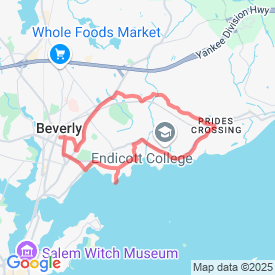 common lane - 12.87 Km route in Beverly