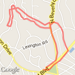 Lost in Beverly Hills! route map