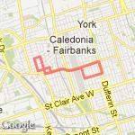 Coniglio Route route map