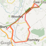 Romiley Inc gee cross route map
