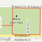 Marie Kerr Park 1 mile x 2 route map