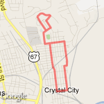 K4C Fall 5K Run for Fun route map