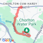 Water park route map