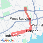 Run to Belmont lake route map