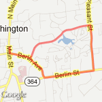 CROP Walk - Harder Walk route map