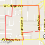 2 mile route map