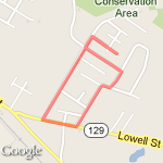 Parker, Lowell, Molloy, Home route map