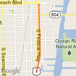 BBB-10 Ave route map