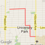 to training gym and back route map