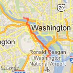 LBJ Island Route route map