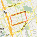 East mall kip loop route map