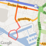 Salford 3mile route map