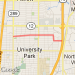 to central and back route map