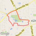 Mooreland AVE route map