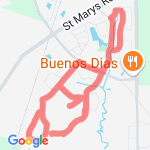 5 miles through  the neighborhood route map