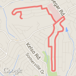 4.77 Mile Loop From Home route map