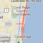 Ocean Galt Mile route map