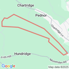 PEDNOR LOOP - 8.00 Km route in Chesham