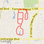 Lake Crest route map