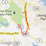 Indian Bridge - 10 Mile route map