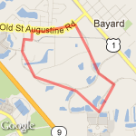 Lunch Run (big loop) route map