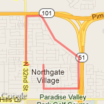 MORNING RUN route map