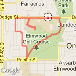 68th st elm stairs dodge loop route map