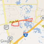 Florida holiday route map