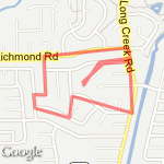 Run 2 miles route map