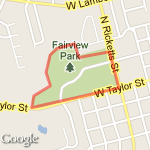 Fairview Run route map