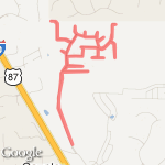 6 mile Village Green route map