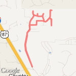 4 mile Village Green route map