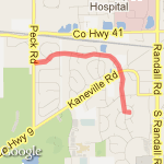 To peck and back route map