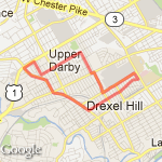 5 mile loop route map