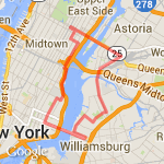 Sorry, NYC Marathoners route map