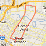 LockwoodProvidenceWaco route map