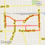 neighborhood route map