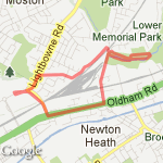 4k park run 1 route map