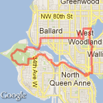 Half-marathon route map