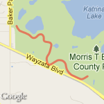 Baker to the Toilet route map