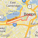 Nov Boston route map