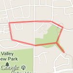Brookview run route map
